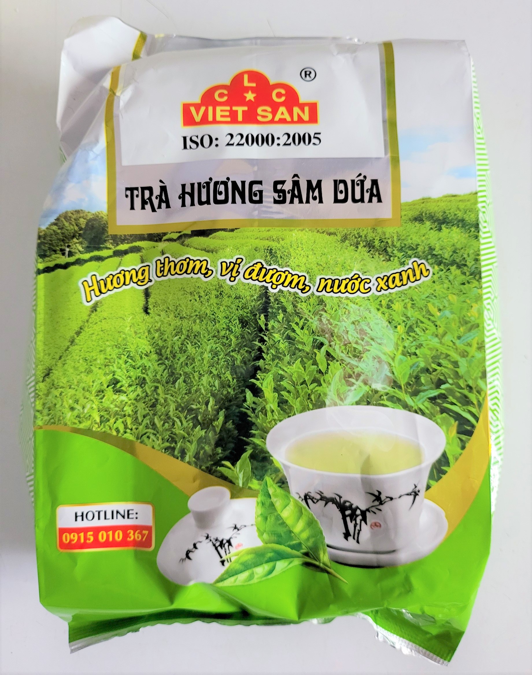 Trà hương sâm dứa việt san tea with pandan flavour