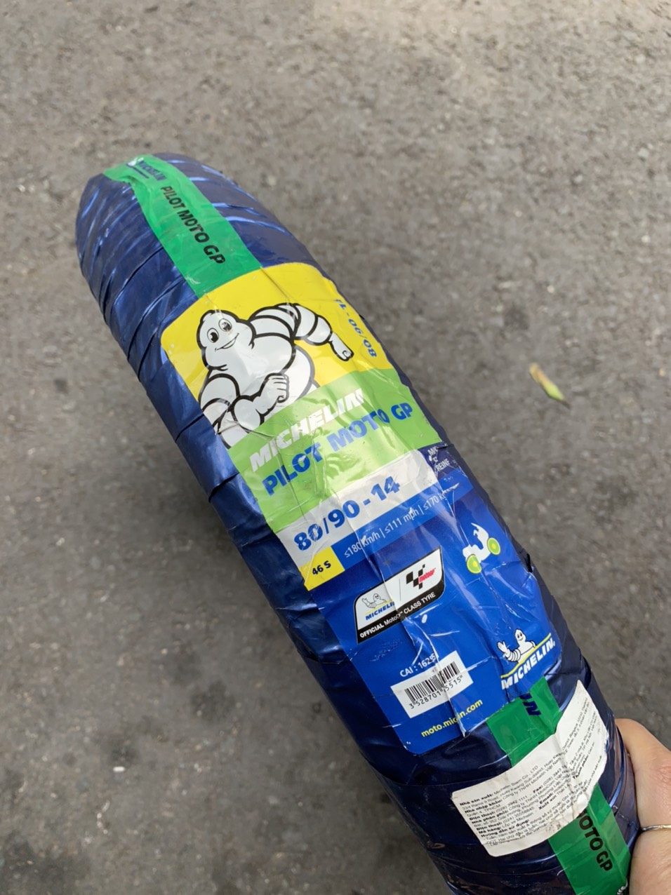 VỎ MICHELIN MOTO GP SIZE 80/90-14 CHO XE GA