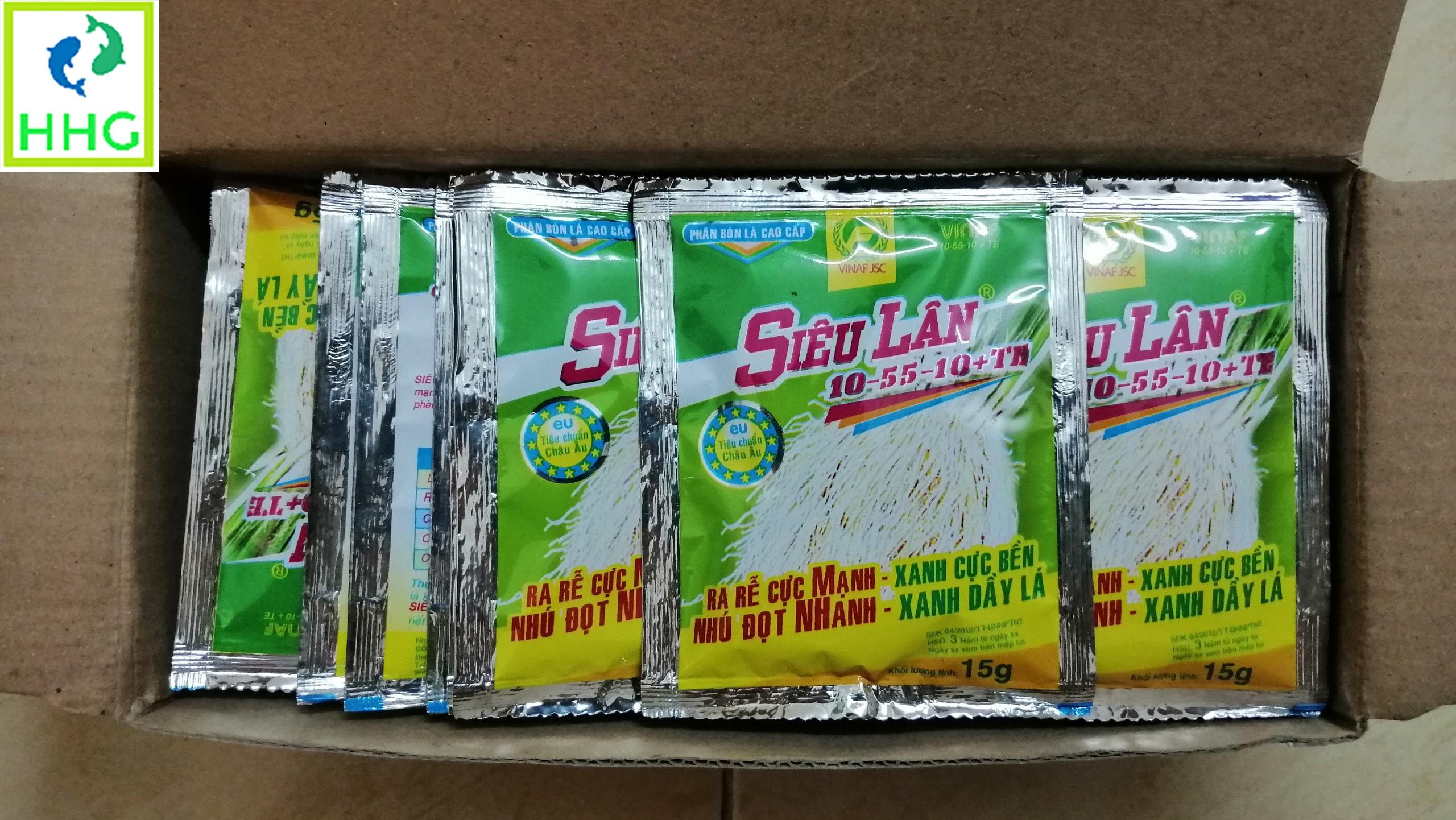 10 GÓI PHÂN BÓN SIÊU LÂN 10-55-10+ TE