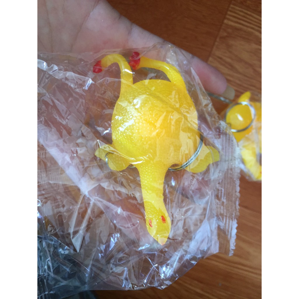 Móc Khóa Gà Đẻ Trứng Vàng Hàng Đẹp (Ảnh Thật)