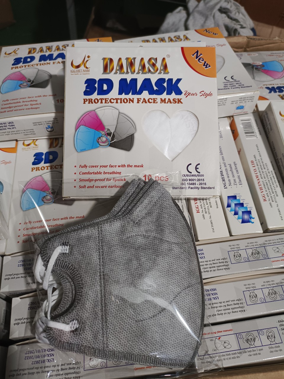 Khẩu trang DANASA 3D Mask (Combo 10 hộp 100 cái)