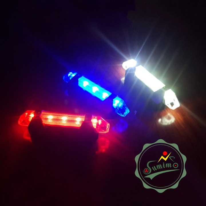 Đèn hậu xe đạp LED sạc USB full box