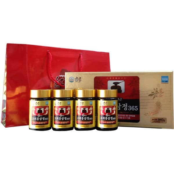 Cao hồng sâm 365 hàn quốc hộp 2 - 4 chai