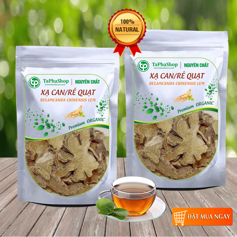 Cây rẻ quạt khô 1kg, Thơm, Sạch, Xạ can khô - Tấn Phát