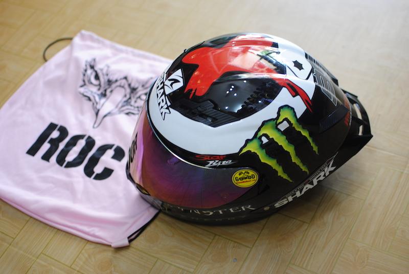 Tem dán mũ Fullface Shark Lorenzo 99