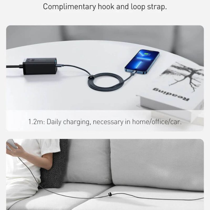 Cáp sạc nhanh Type C to Lightning 20W Baseus Crystal Shine Series Fast Charging Data Cable- CAJY