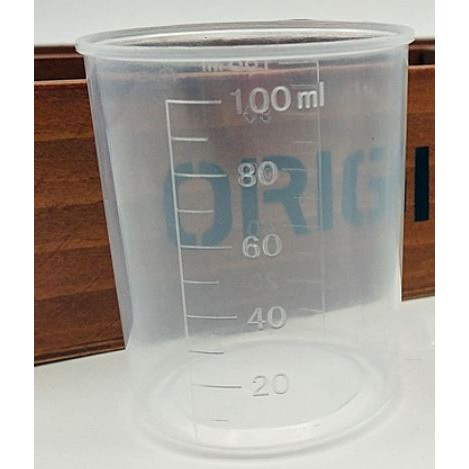 Cốc nhựa chia vạch 100ml - Định mức đo 10ml