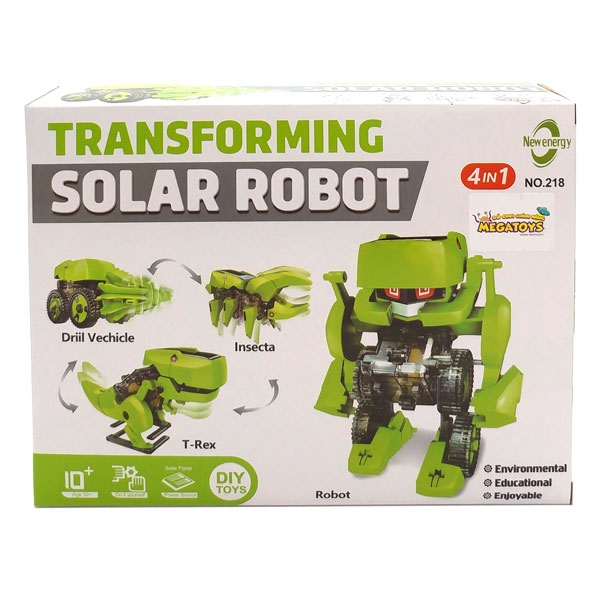 Đồ Chơi Giáo Dục STEM - Lắp Ráp Robot Khủng Long Biến Hình Chạy Bằng Năng Lượng Mặt Trời 218