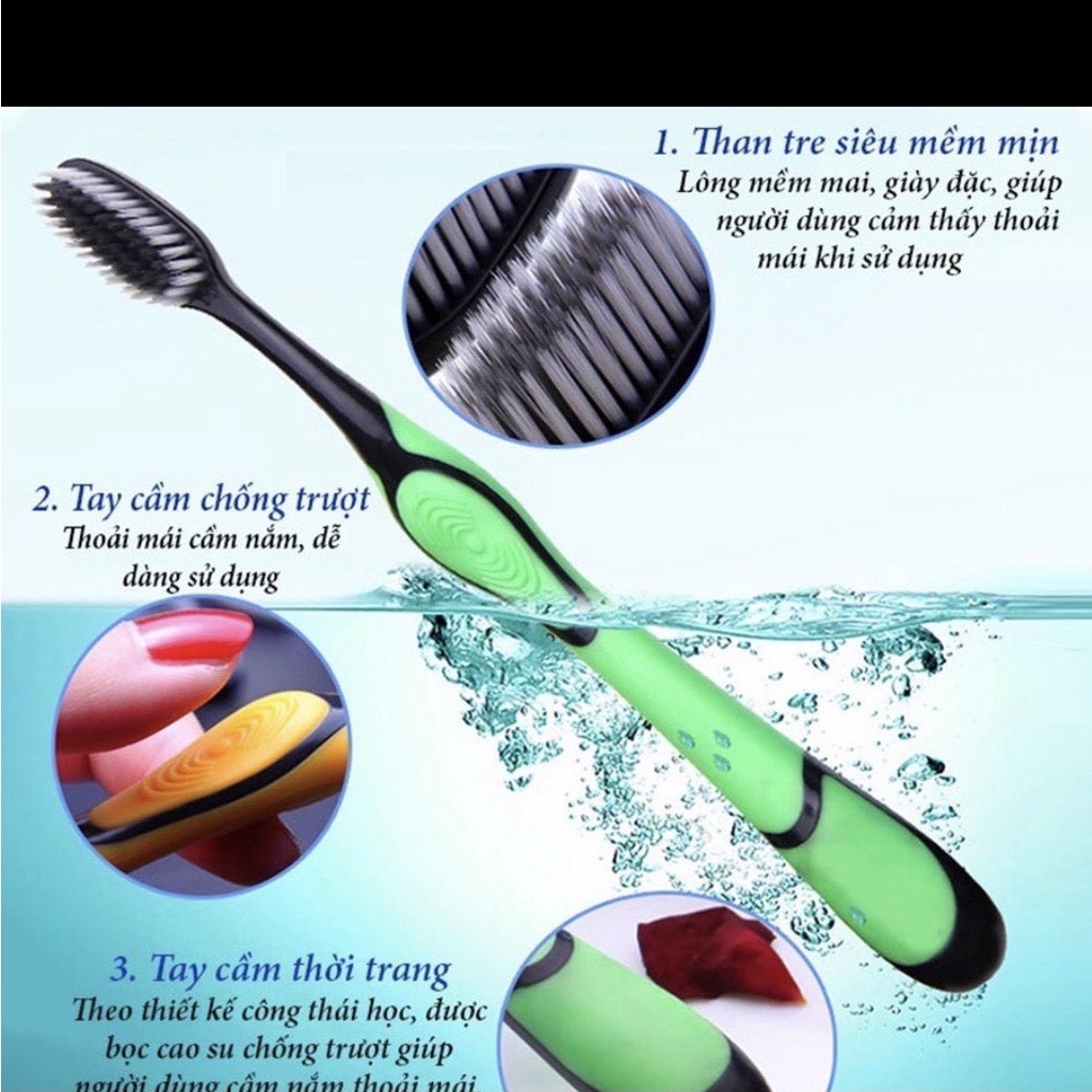 Bàn Chải Đánh Răng Than Tre Hàn Quốc BOSSI ( Rẻ vô địch)