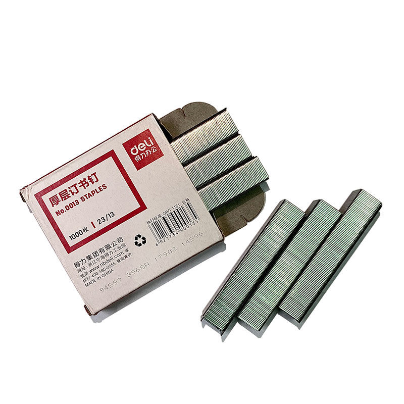 Đạn Ghim Deli 23/13 Kim Bấm Cho Máy Dập Ghim Cỡ Đại 100 Tờ, Ghim Dập Chất Lượng Không Gỉ Chuyên Văn Phòng Phẩm VP03
