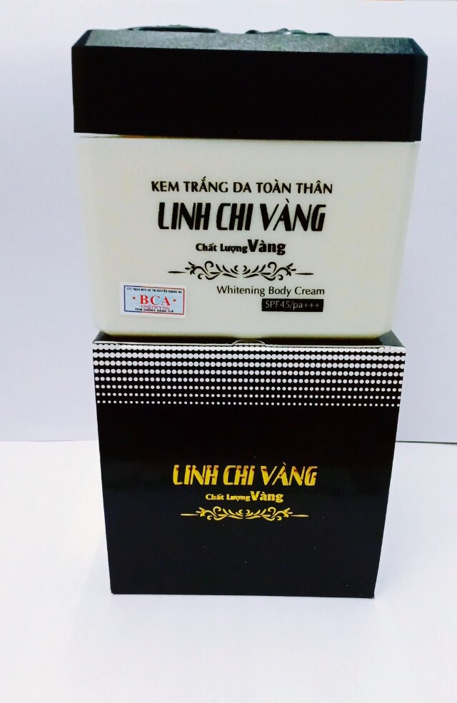 Kem dưỡng trắng body vip linh chi vàng