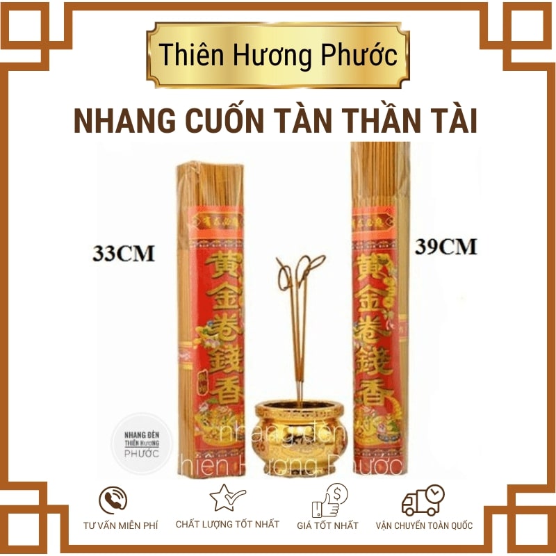 Nhang Cuốn Tàn Số 1- Hương Thơm Lâu Dài, An Toàn Cho Mọi Nhà