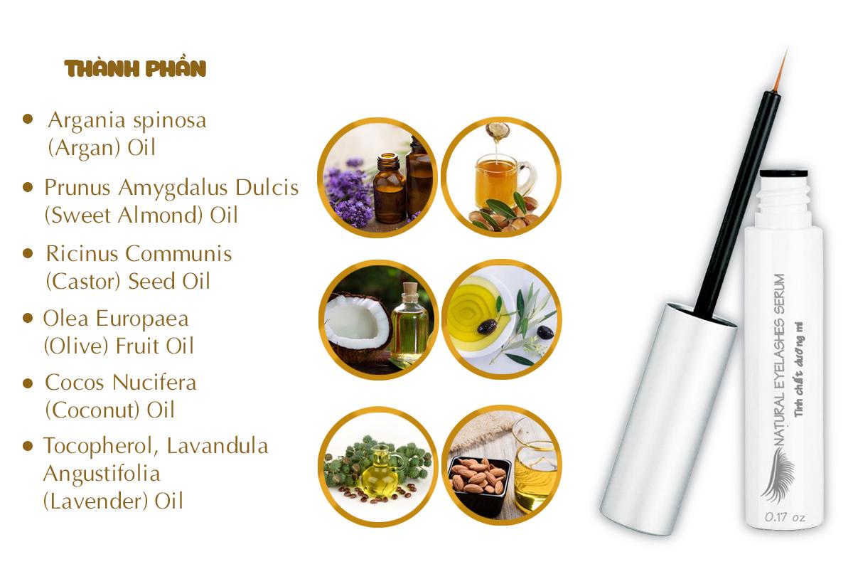[HCM]Natural Eyelashes Serum - Serum Dưỡng Dày & Dài Mi