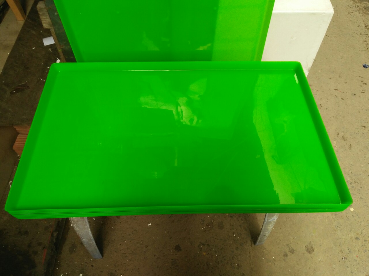 COMBO 2 KHAY NHỰA 80X50 HỨNG PHÂN CHIM, PHÂN GÀ LOẠI DẺO