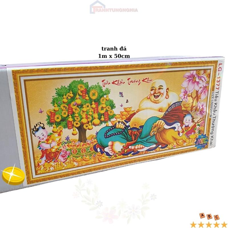 Tranh đính đá phật di lạc 1m x 50cm