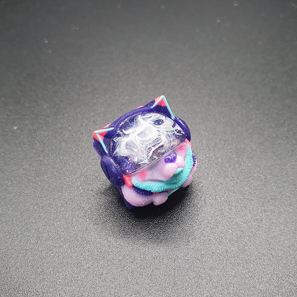 Artisan Keycap nút bàn phím cơ Sirius 006 xanh tím