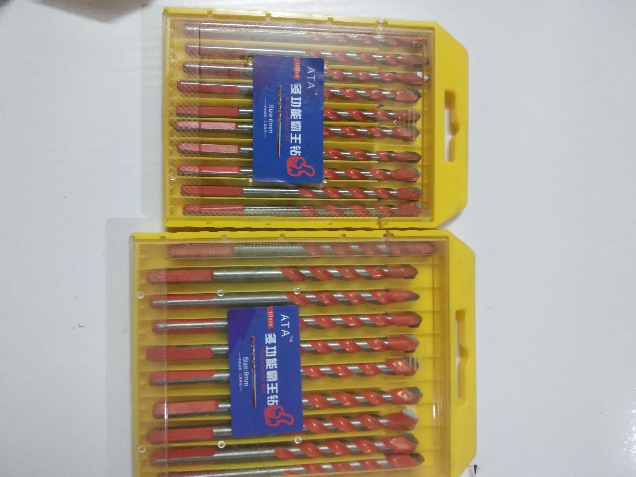 Mũi khoan đa năng 2 cảnh ( com bô 4 mũi; 6,8,10 , 12 mm)