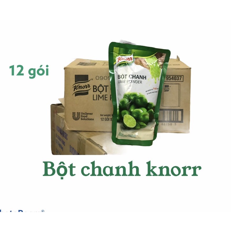 Thùng bột chanh Knorr 12 gói 400g