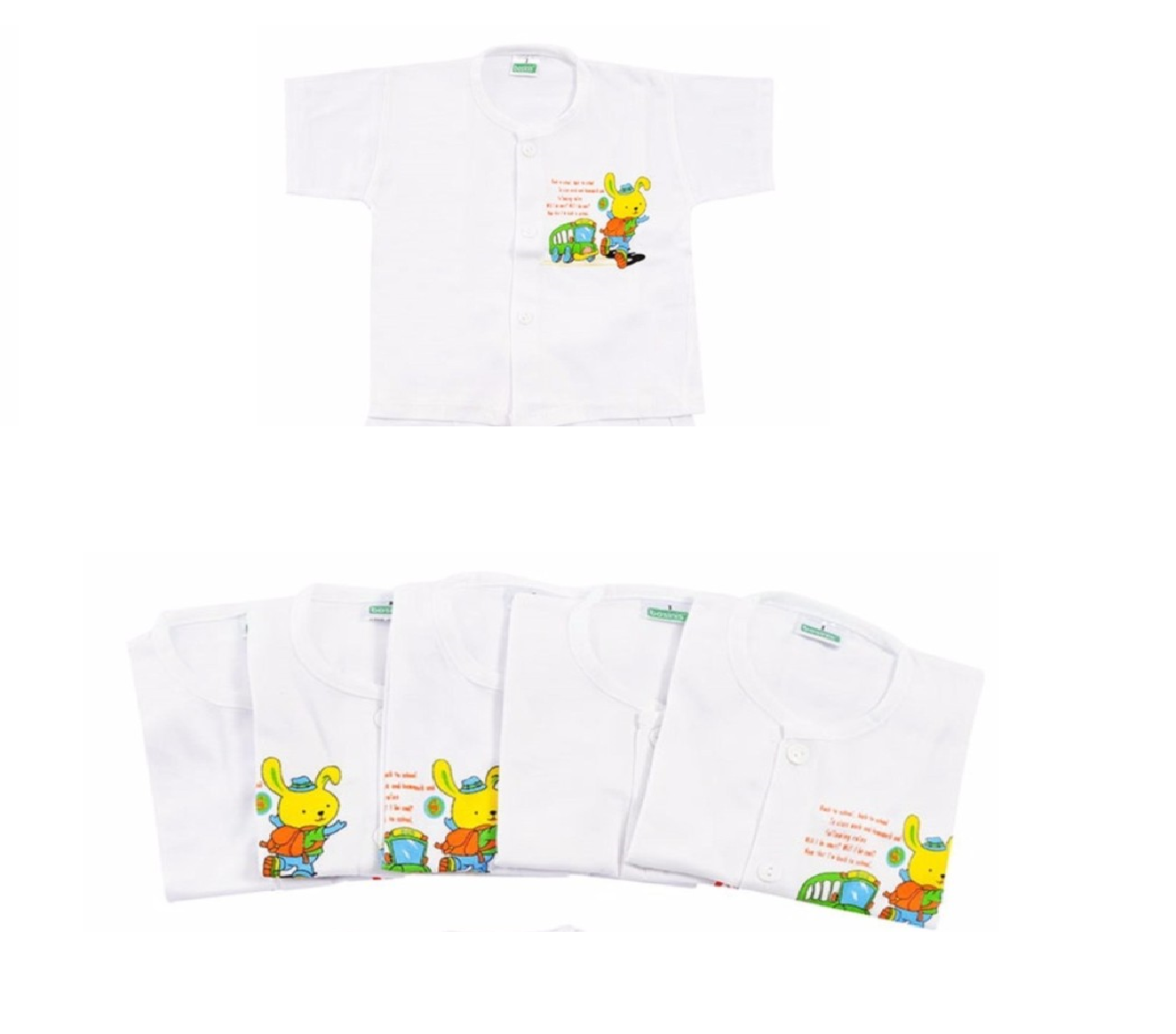 [TẶNG VÒNG DÂU TẰM ] Combo 27 Món Đồ Dùng Cho Bé Sơ Sinh Cao Cấp (5 Áo nút giữa tay ngắn + 5 Quần + 10 Bao Tay Chân + 2 Nón + 5 Tã)