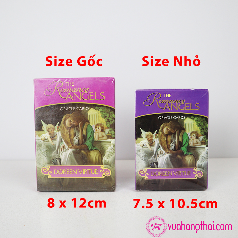 Bộ bài bói the romance angels oracle cards cao cấp - size gốc 8 x 12cm