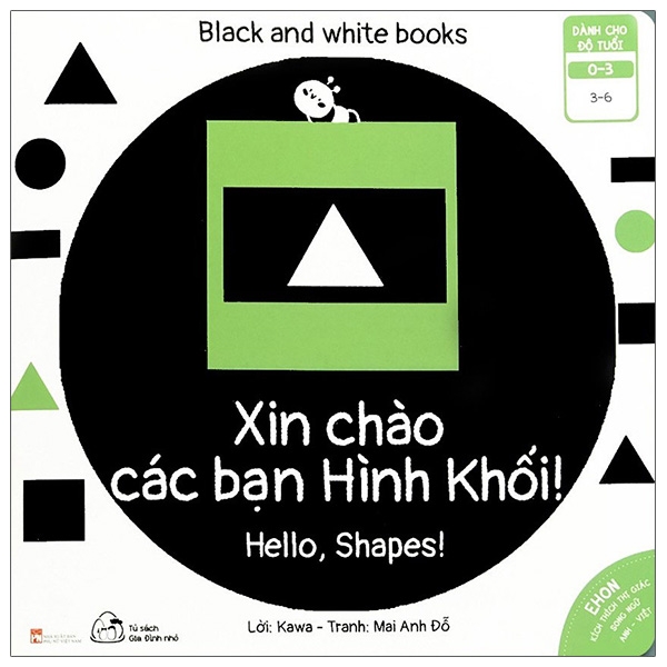 Fahasa - Ehon Kích Thích Thị Giác - Xin Chào Các Bạn Hình Khối! (Song Ngữ Anh-Việt)