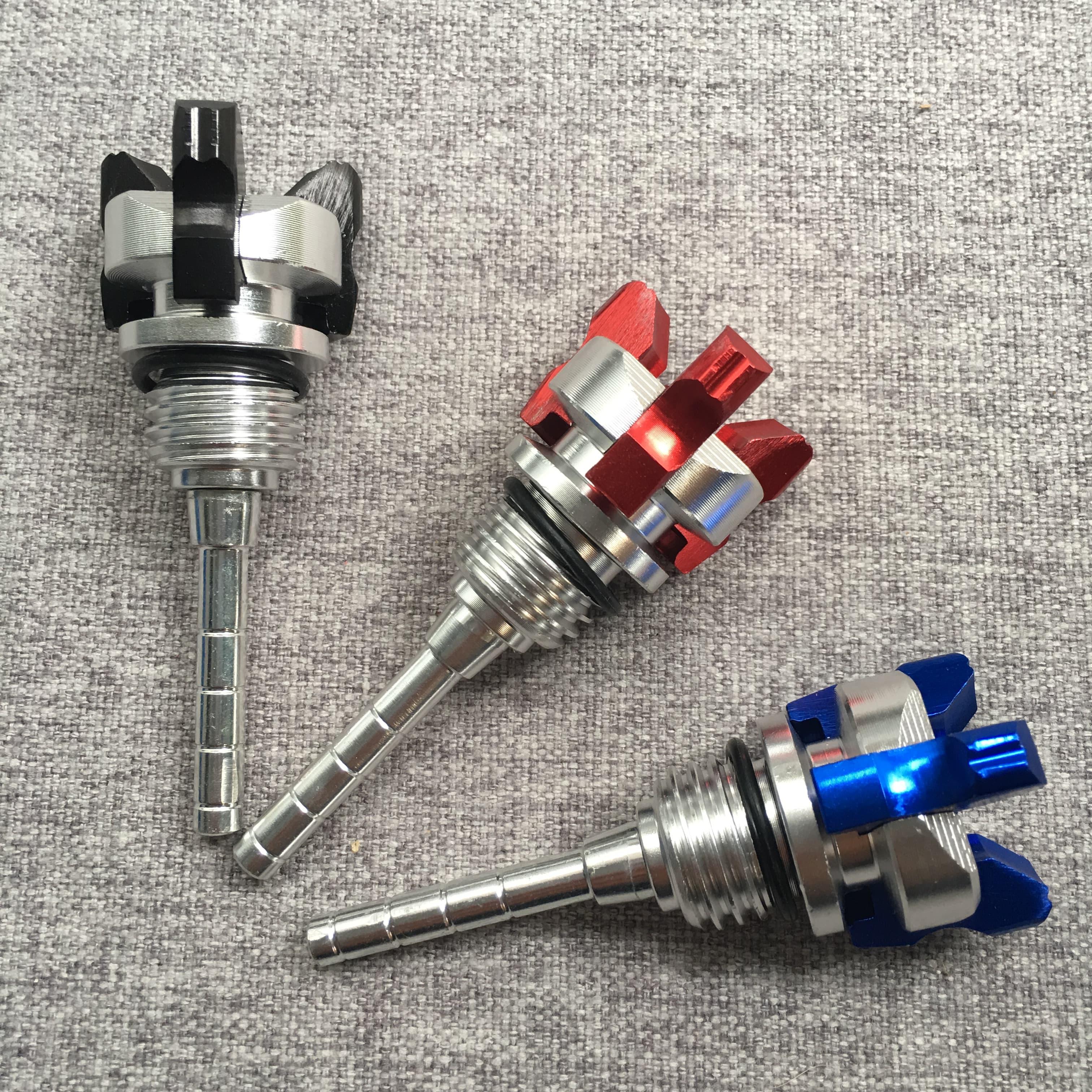 [NHỚ THĂM EM CHIỀU THỨ 7] TI THĂM NHỚT XE MÁY KIỂU 3 CẠNH  CAO CẤP (MÀU XANH DƯƠNG)