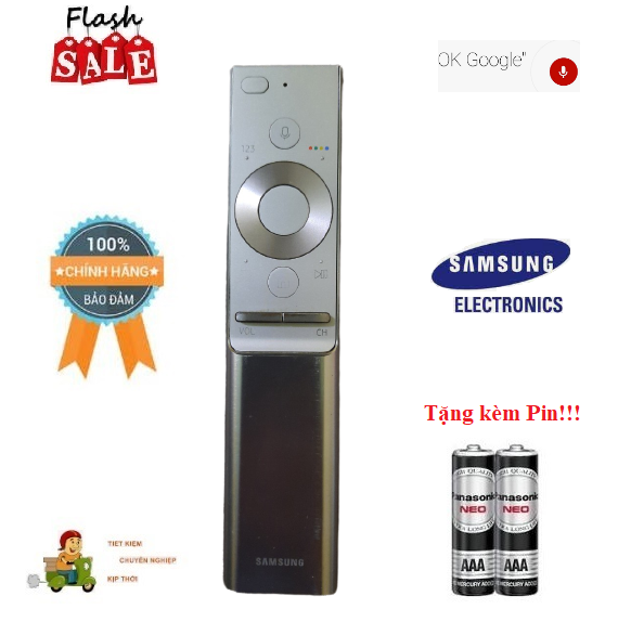 Remote Điều khiển tivi samsung giọng nói QLED TV- Hàng chính hãng theo máy mới 95% Tặng kèm Pin