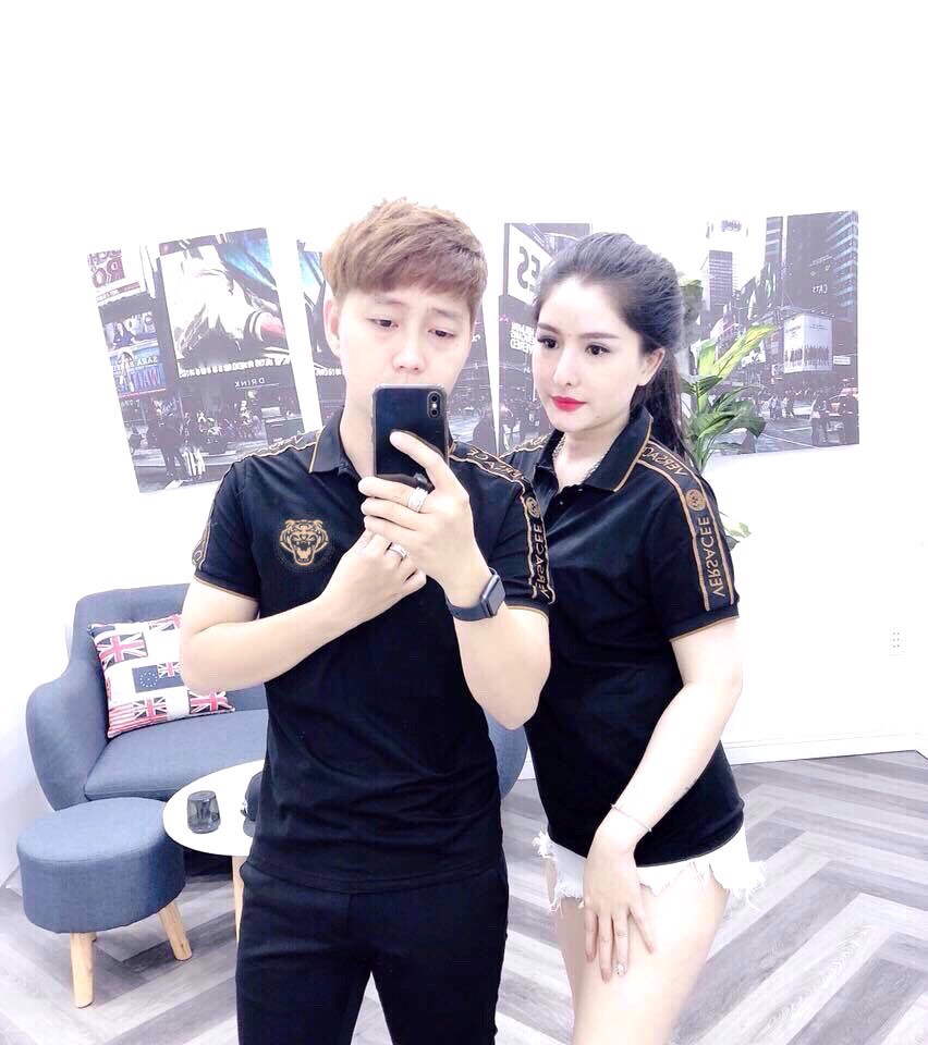Áo thun nam nữ cổ trụ chất cotton thời trang cao cấp lulyfashion b018