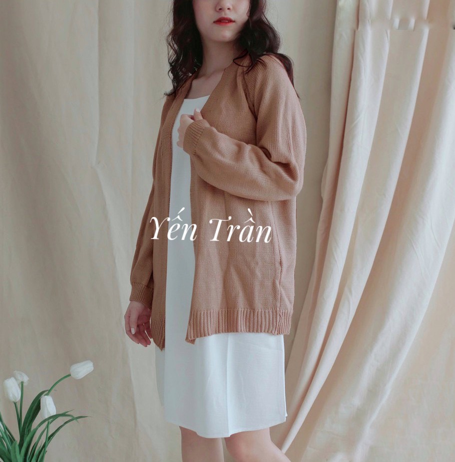 Áo Cardigan Len Dày - Áo Khoác Len Cadigan, Đủ 3 Màu Hàng Cao Cấp