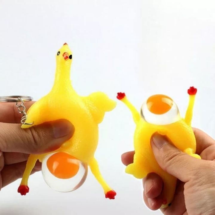 Móc Khóa Gà Đẻ Trứng Đồ Chơi Gà Đẻ Trứng Độc Đáo