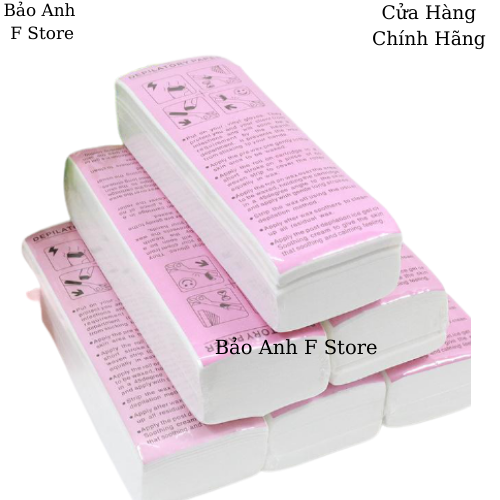 100 tờ Giấy Wax Lông Depilatory Paper