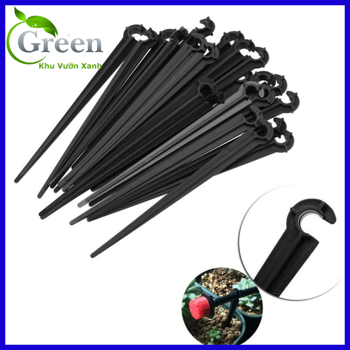 Combo 20 cái que cắm đỡ giữ cố định đầu béc ống tưới nhỏ giọt 4/7