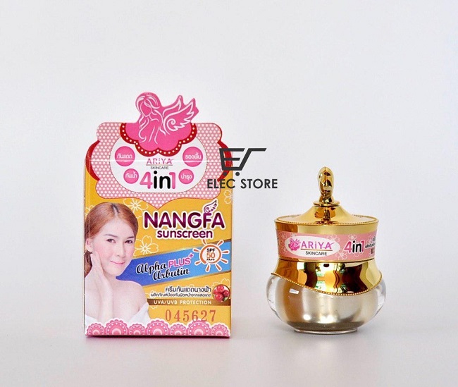 Kem nangfa sunscreen ariya 4in1 spf 50 thái lan - dưỡng trắng da , chống nắng che khuyết điểm