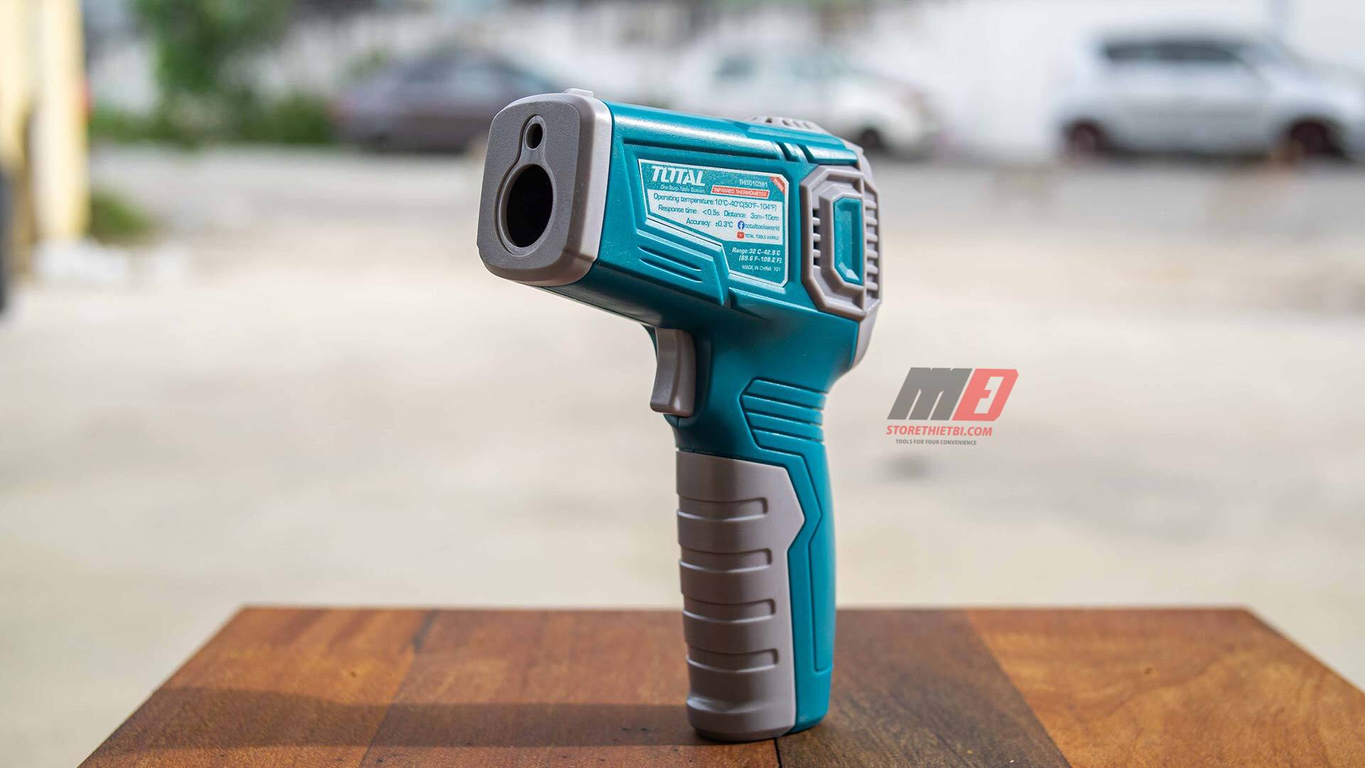 Máy đo nhiệt kế hồng ngoại từ xa , máy đo nhiệt cầm tay total thit015501 - thit010381