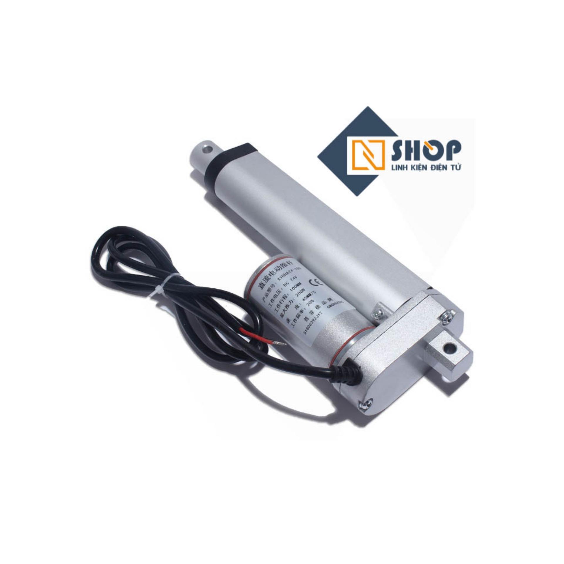 Xi Lanh Điện 12V hành trình 150mm-20mm/s