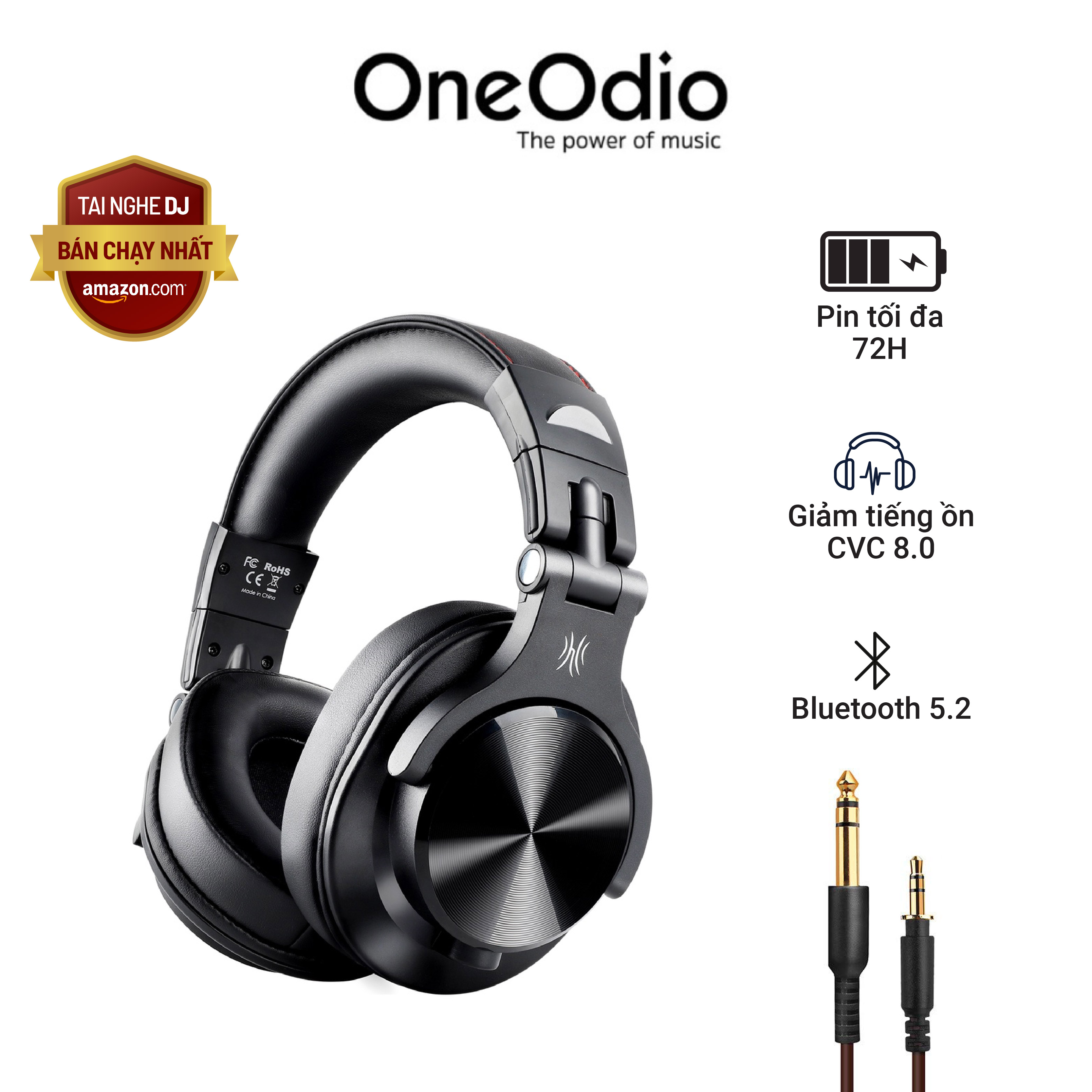 Tai nghe Bluetooth Headphone OneOdio A70 Chính Hãng