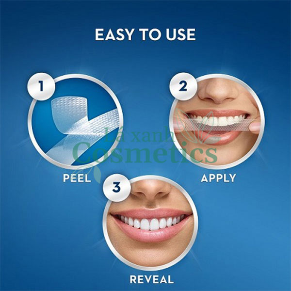 [Hàng Mỹ] Miếng dán trắng răng Crest 3D White Whitestrips Professional Effects