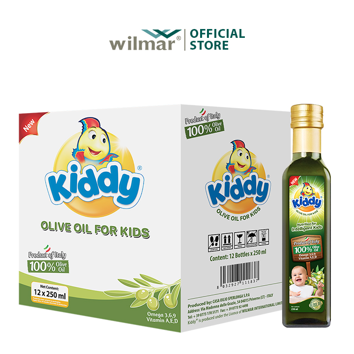 [Combo 2 Chai] Dầu ăn Kiddy dinh dưỡng OLIVE cho bé 250ml