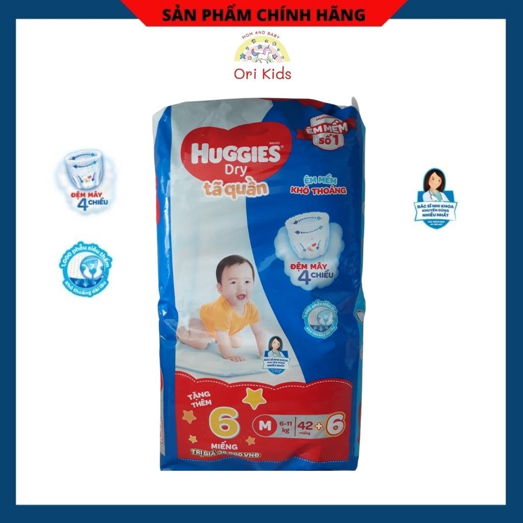 Tã - Bỉm quần Huggies size M42, M42+6, tặng 6 miếng (dành cho trẻ 6-11kg)