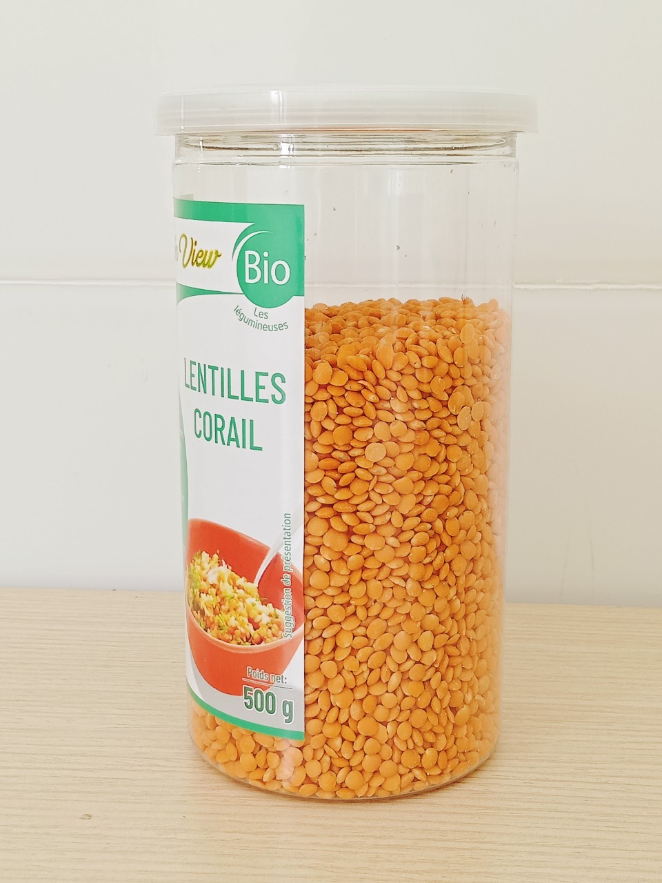 Đậu Lăng Đỏ Nguyên Hạt Hũ 500g.
