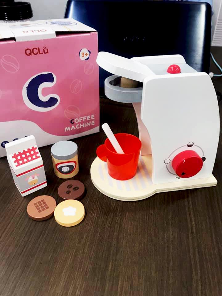 Đồ chơi nhà bếp bằng gỗ - Máy pha cafe