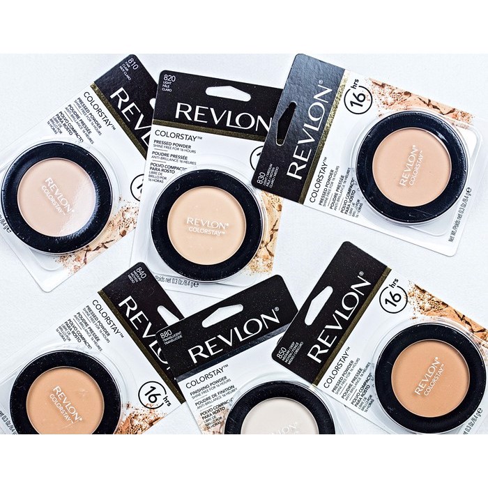 Phấn Phủ Dạng Nén Che Khuyết Điểm Kiềm Dầu Revlon.