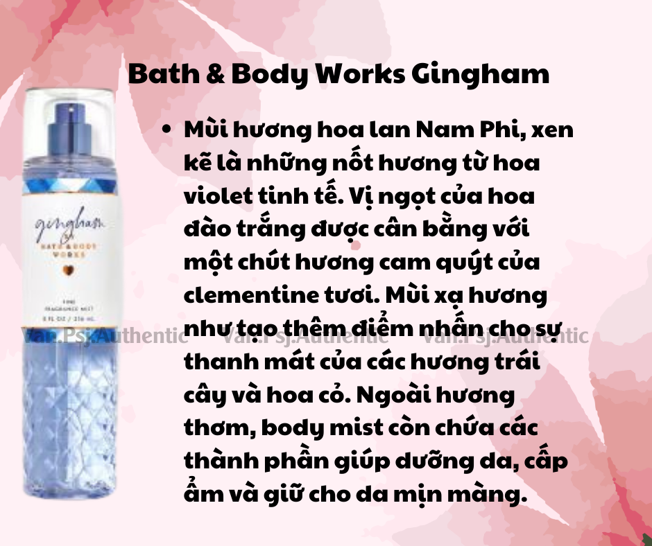 NƯỚC HOA XỊT TOÀN THÂN BATH & BODY WORK 236ML