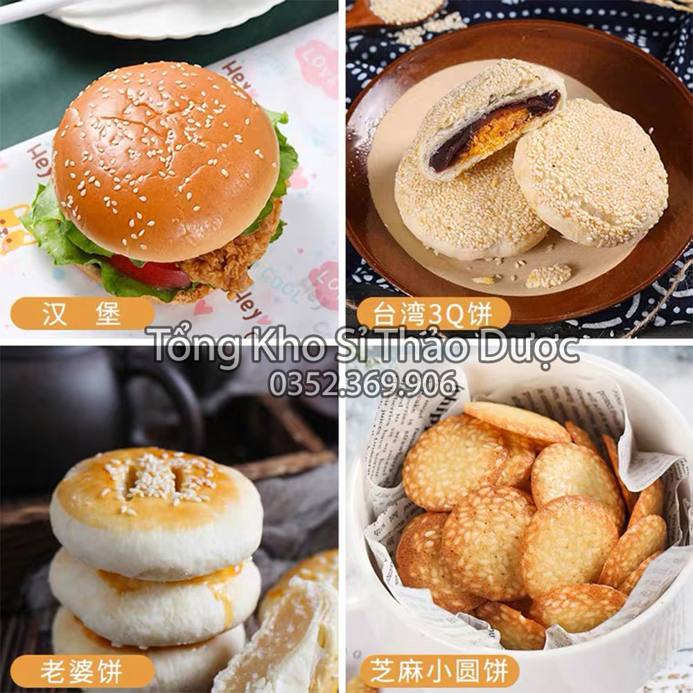 Hạt mè trắng nguyên vỏ 1kg ( Vừng trắng khô làm sốt mè rang thơm ngon)