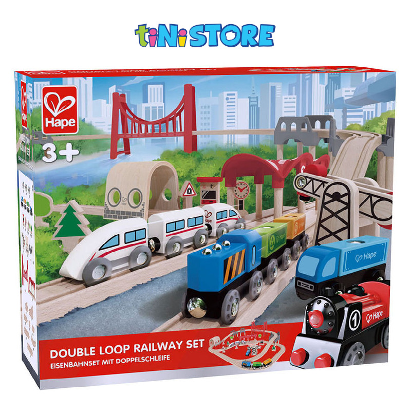 tiNiStore-Bộ đồ chơi đường ray xe lửa Hape E3730A