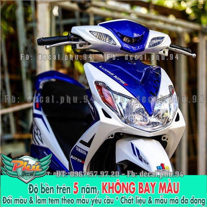 Tem rời Luvias RR trắng xanh (P)