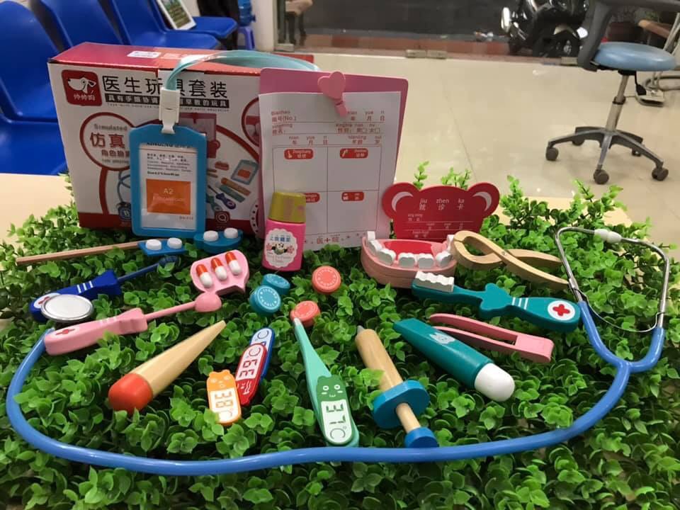 Đồ Chơi Gỗ Bác Sĩ Nha Khoa-Chôm Kids