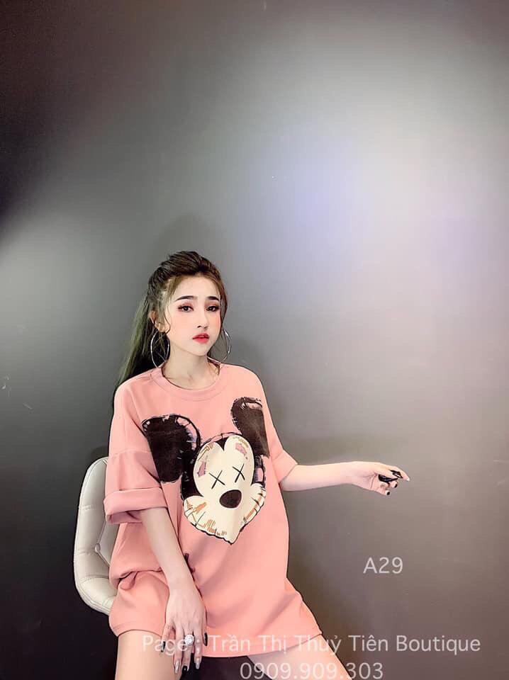 [HCM]ÁO THUN NỮ MICKY FORM RỘNG