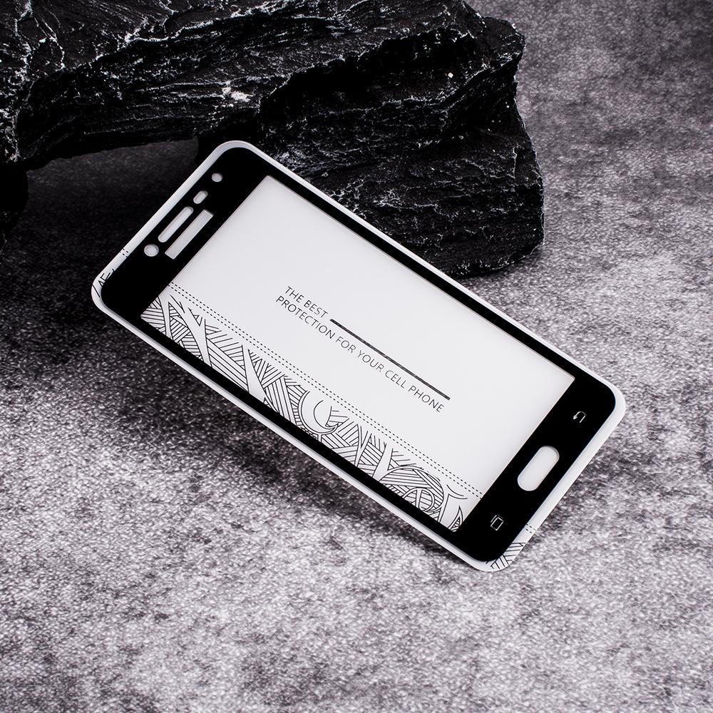 Full Screen Tempered Glass for Samsung Galaxy J2 Prime (Black)
