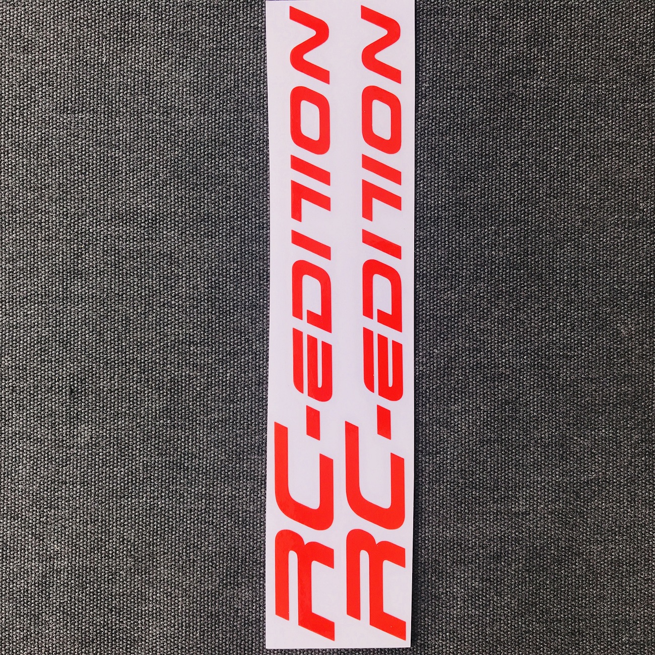 [HCM][CHUYÊN TEM PHẢN QUANG] TEM DÁN PHUỘC XE RC-EDITION PHẢN QUANG TRANG TRÍ XE  (MÀU ĐỎ DẠ QUANG)